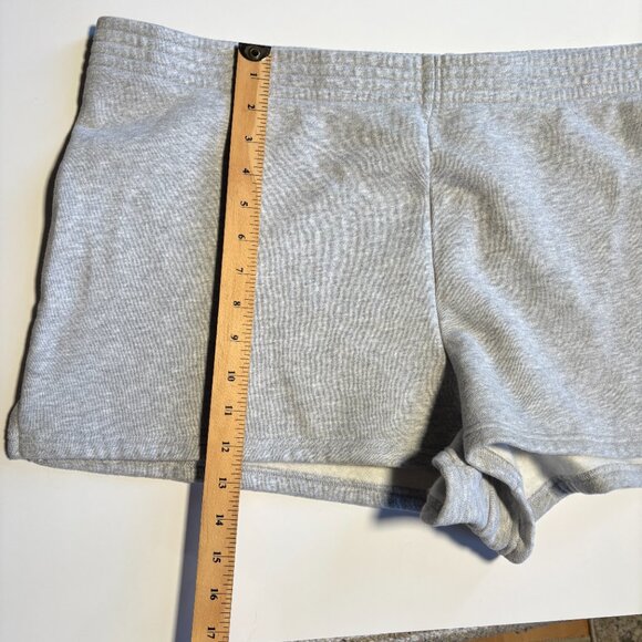 NWT TNA Cozy Fleece Mid-Weight Heather Chrome Grey Sweat Shorts Size XXL - Picture 11 of 12